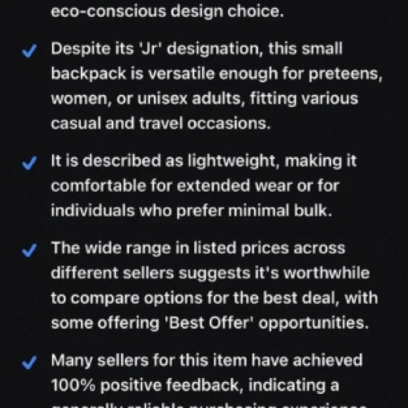 Nautica Set Adrift Jr Black and Gray Backpack - Picture 9 of 9